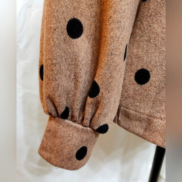 Adrienne Vittadini Polka Dot Sweater, Size Small - Picture 4 of 11